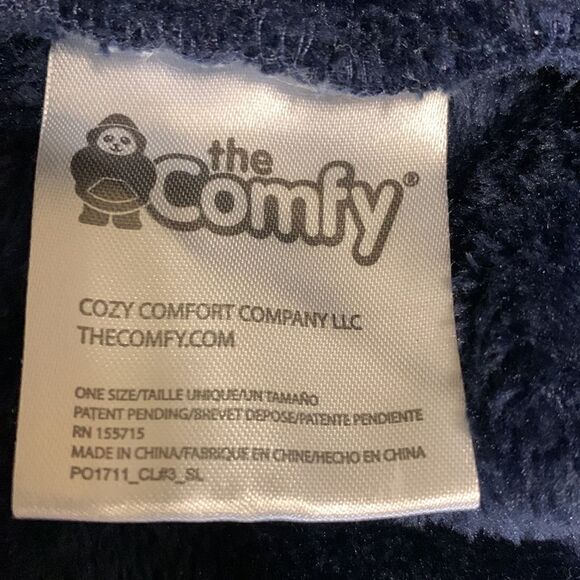 The Comfy original wearable blanket navy blue UNISEX. NWOT - Picture 6 of 7